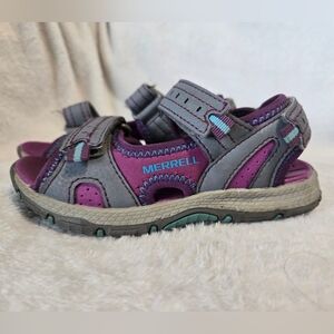 Merrell Kids' Purple and Gray Outdoor Sandals